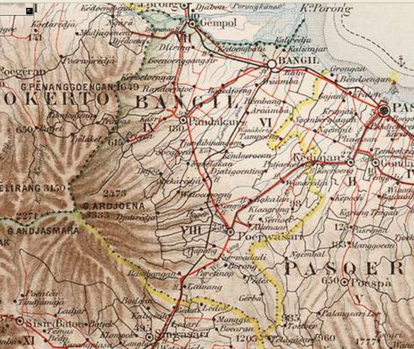Peta Kabupaten Bangil 1897